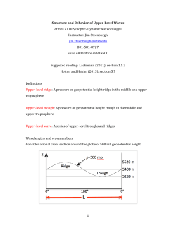 1 Structure and Behavior of Upper