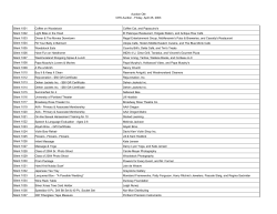 Auction Ol&eacute; CHS Auction - Friday, April 25, 2003 Silent 1001 Coffee