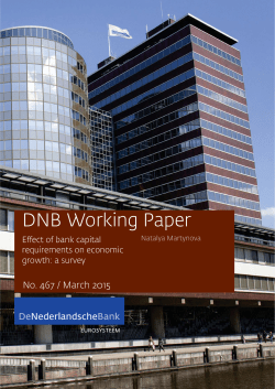 Effect of bank capital requirements on economic growth: a