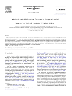 Mechanics of tidally driven fractures in Europa`s ice shell