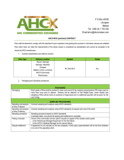 Rice - AHL Commodities Exchange