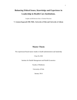 Master-my master 2014 VG - Engesaeth - DUO