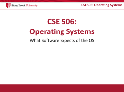 Operating Systems