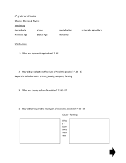 6th grade Social Studies Chapter 3 Lesson 2 Review