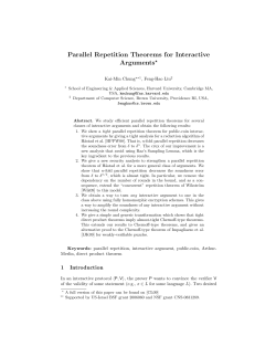 Parallel Repetition Theorems for Interactive Arguments