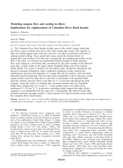 Modeling magma flow and cooling in dikes