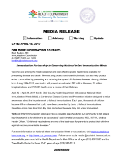 Immunization Partnership in Observing National Inf