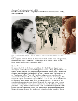 French Lessons: How Paris Changed Jacqueline Bouvier Kennedy