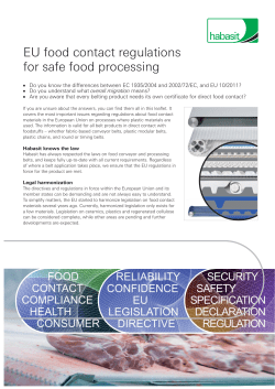 EU Food Regulations