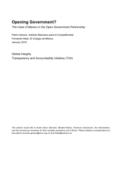 Mexico - Global Integrity