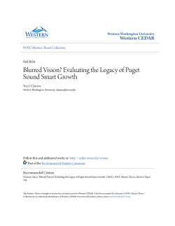 Blurred Vision? Evaluating the Legacy of Puget