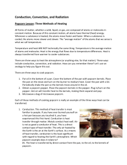 Conduction, Convection, and Radiation
