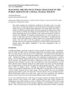 this article - STA Journals