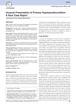 Unusual Presentation of Primary