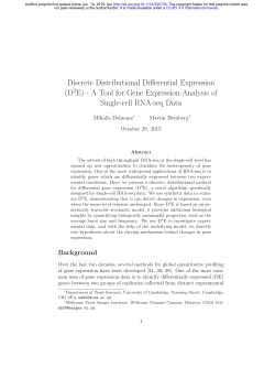 Discrete Distributional Differential Expression (D3E) - A