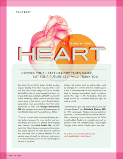 keeping your heart healthy takes work, but your future