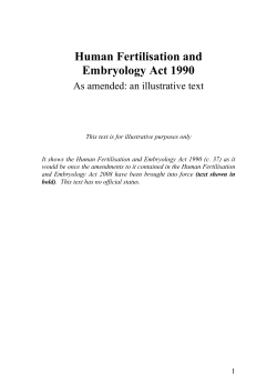 Meaning of "embryo", "gamete" and associated expressions