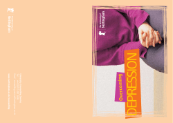 Depression - University of Nottingham