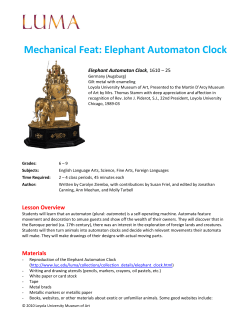 Mechanical Feat: Elephant Automaton Clock
