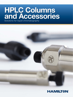 HPLC Columns and Accessories