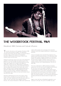 The Woodstock Festival 1969