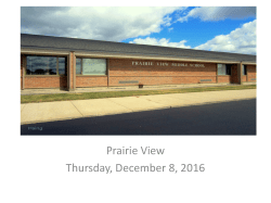 Prairie View Thursday, December 8, 2016