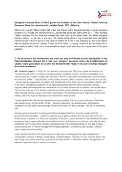 Springtide Ventures Fund of KKCG group has invested in