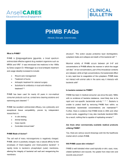 PHMB FAQs