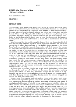 BEVIS Chapter 10 Savages - Richard Jefferies Society