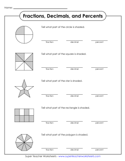 Fractions, Decimals, and Percents
