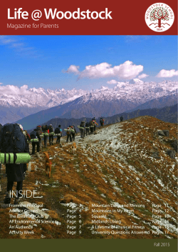 Life - Woodstock School