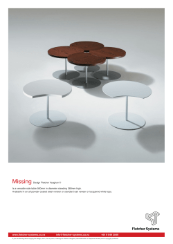 Missing Design Fletcher Vaughan &copy; Is a versatile side table 500mm
