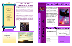 The Trinity Ta blet - Mt Pisgah Ame Church