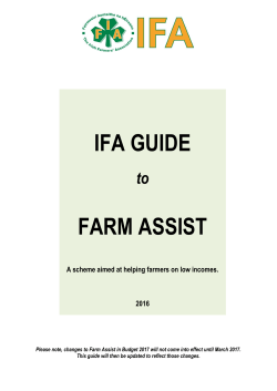 Farm Assist - Irish Farmers` Association