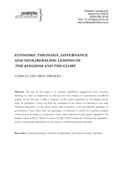 THE KINGDOM AND THE GLORY