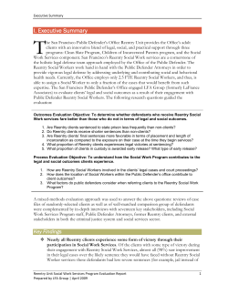 I. Executive Summary - San Francisco Public Defender`s Office