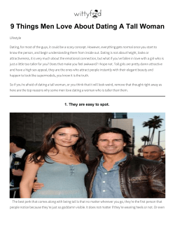 9 Things Men Love About Dating A Tall Woman, # 8 Will