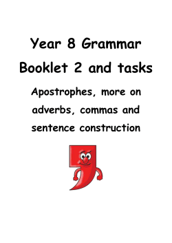 Grammar Year 8 Term 2