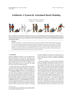 ArtiSketch: A System for Articulated Sketch Modeling