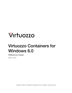 Command Line Reference - Virtuozzo Documentation