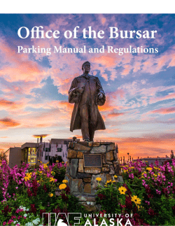 Parking manual - University of Alaska Fairbanks