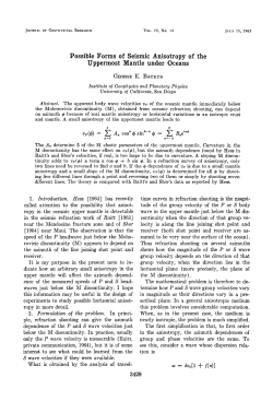 Possible forms of seismic anisotropy of the uppermost mantle under