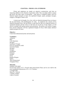 6. Prisms and Anti-Prisms