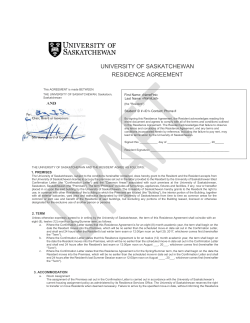 Please see the Residence Agreement form here