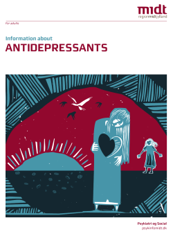 antidepressants - Psykiatrien i Region Midtjylland
