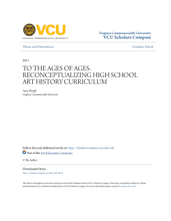 to the ages of ages: reconceptualizing high school art history