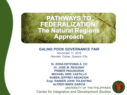 federalization - Local Government Academy