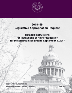 Instructions for Schedule 1 through Schedule 9