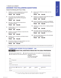 test 18 - State Bar of Nevada