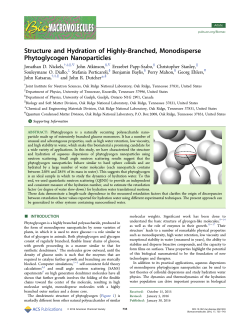 Structure and Hydration of Highly-Branched